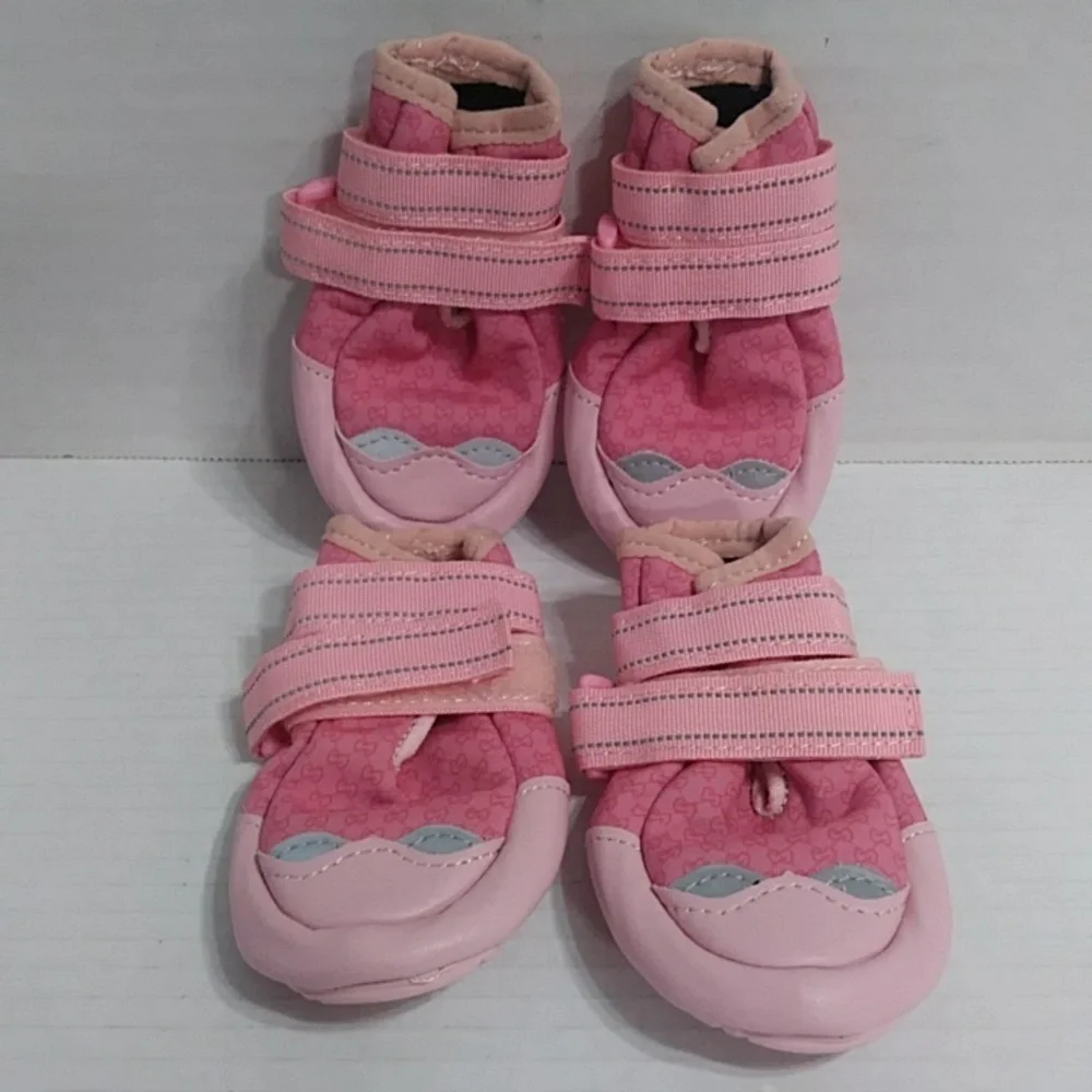 Dog Anti-Slip Pink Rain Snow Boots Size Small *NWOT*